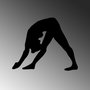 Wallity Yoga 14 Escultura de Pared Negra